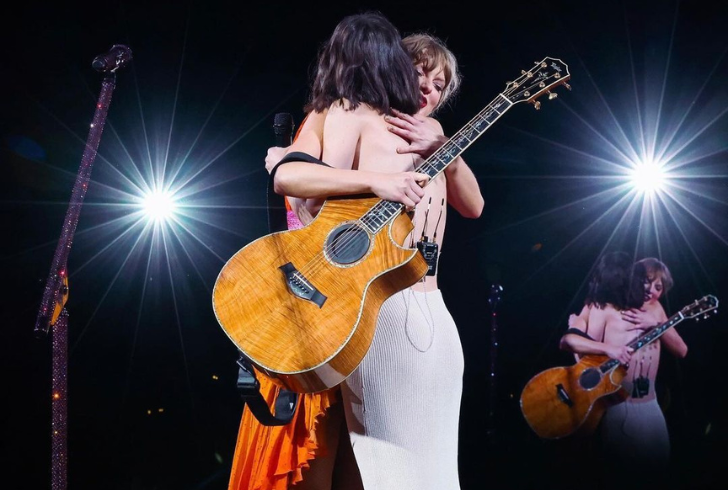 Taylor Swift and Gracie Abrams together.